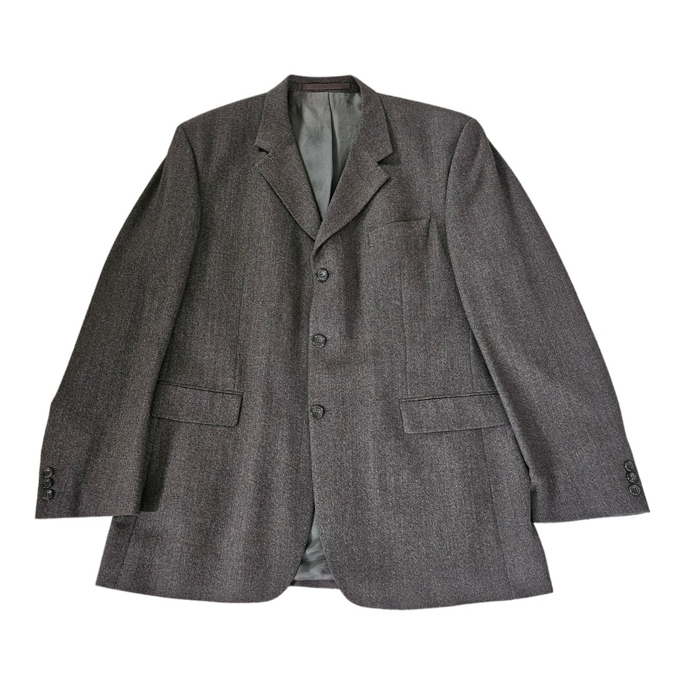 Alexandre London Saville Row Brown Pure New Wool Blazer Men's 44L